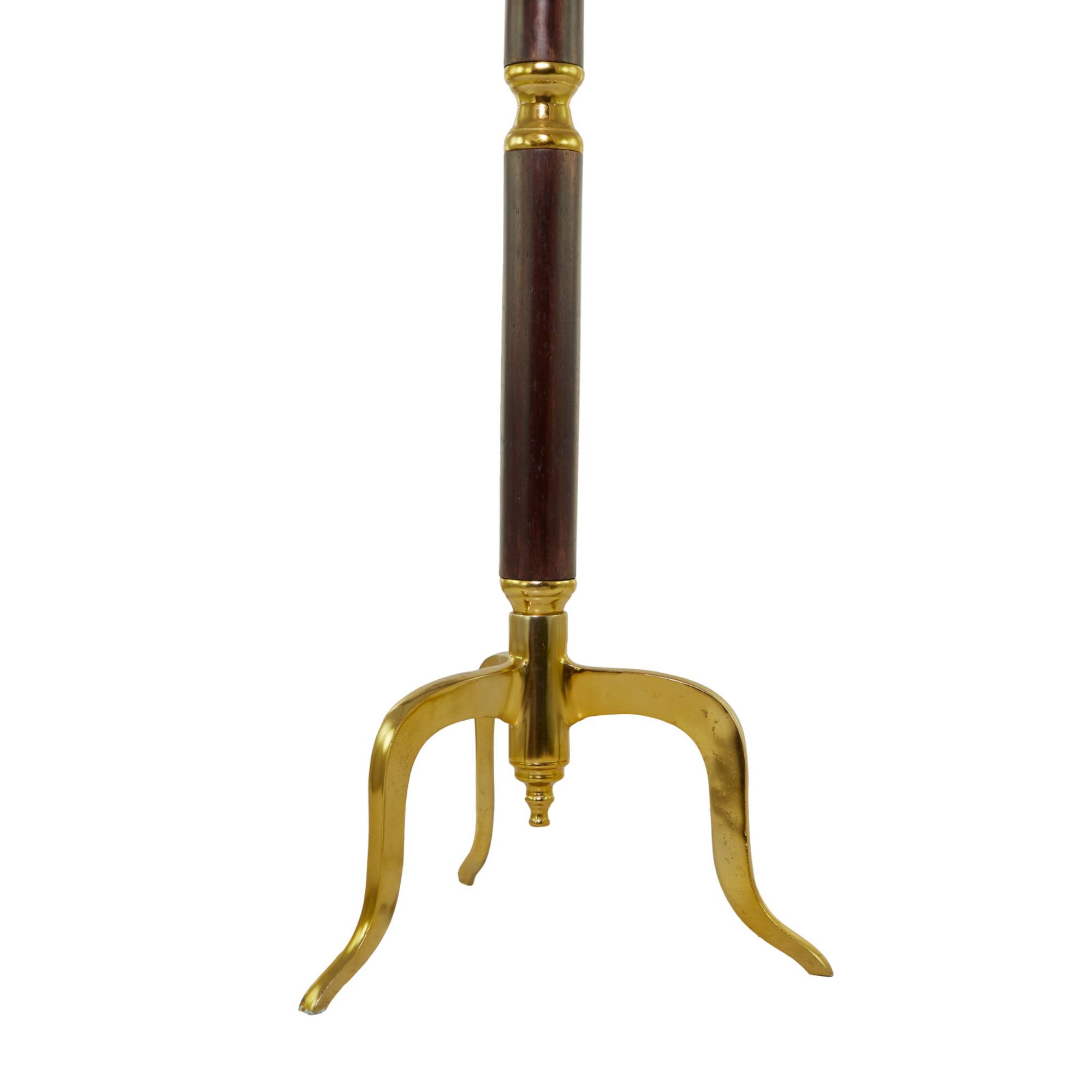 Gold Aluminum Traditional Coat Rack, 18" x 18" x 72"
